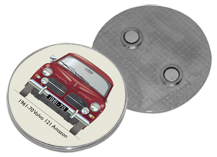 Volvo Amazon 2 door 1961-70 Round Fridge Magnet